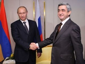 В Москве состоялась встреча Путина с Саркисяном