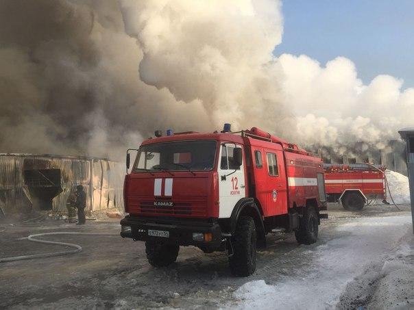 Пожар на заводе в России потушен