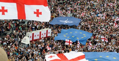Грузия празднует введение безвизового режима с ЕС