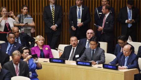 Президент Ильхам Алиев в Нью-Йорке принял участие в мероприятии высокого уровня - "Поддержка политической декларации о реформе ООН" - ФОТО