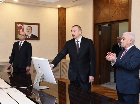 Президент Ильхам Алиев принял участие в открытии здания Бакинской распределительной сети и подстанций - ФОТО