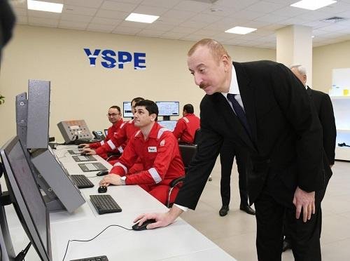 Ильхам Алиев на открытии завода “SOCAR Polymer” - Фото