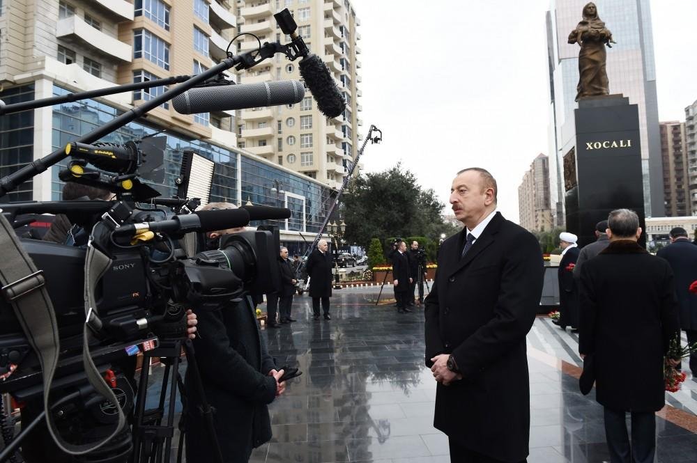 Ильхам Алиев дал интервью телеканалу «Россия-24»