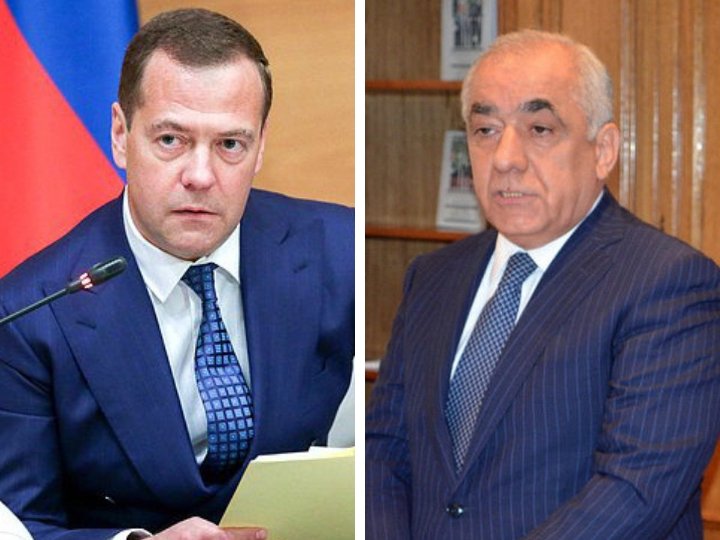 Медведев поздравил Асадова с назначением на пост премьера Азербайджана