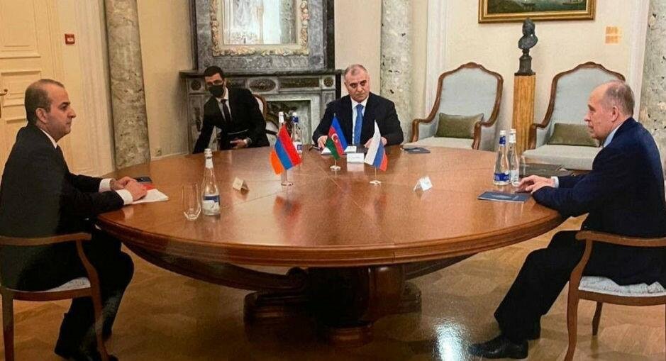 Али Нагиев на переговорах с Абазяном в Москве