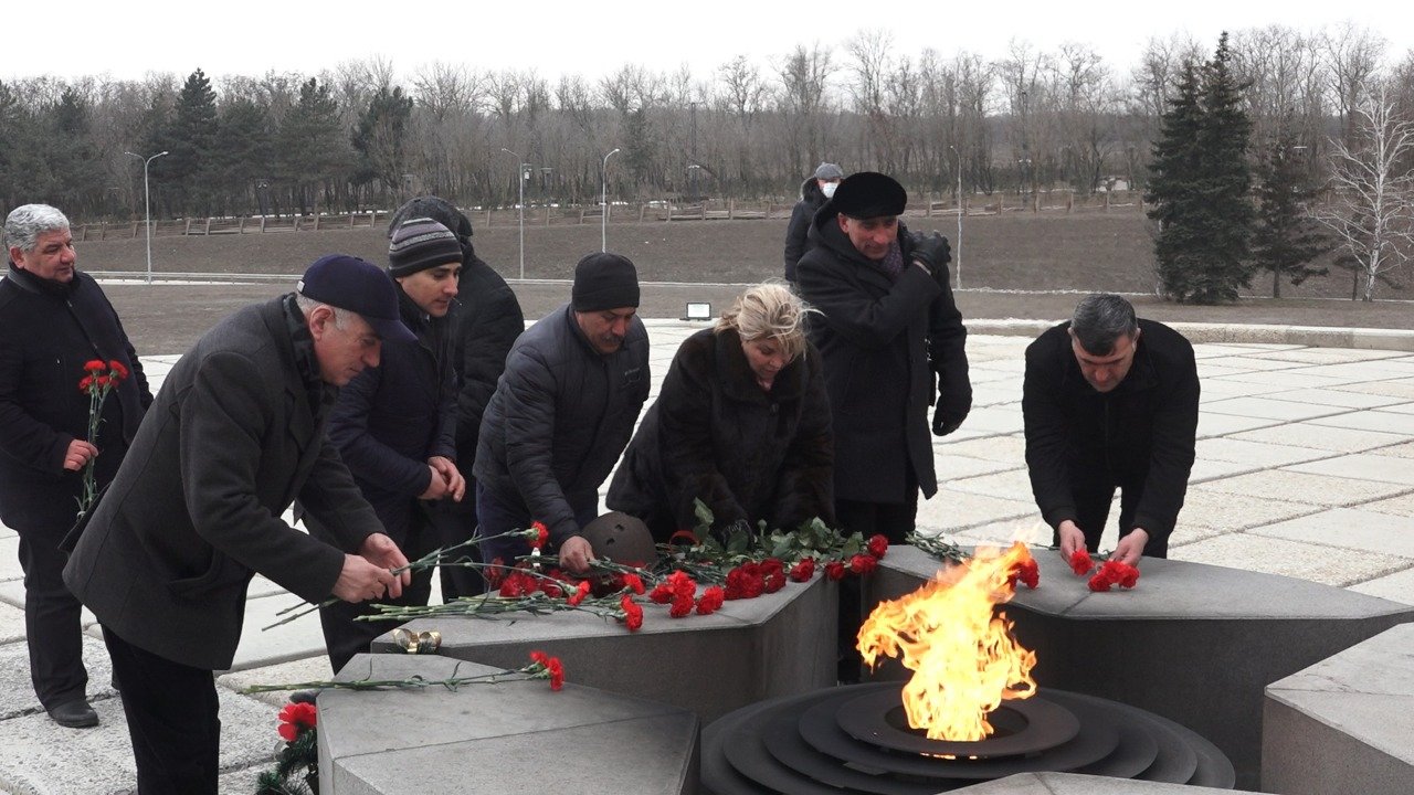 Активисты ростовской диаспоры посетили народный военно- исторический комплекс Великой Отечественной войны "Самбекские высоты"
