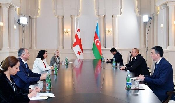 Ильхам Алиев встретился с Саломе Зурабишвили