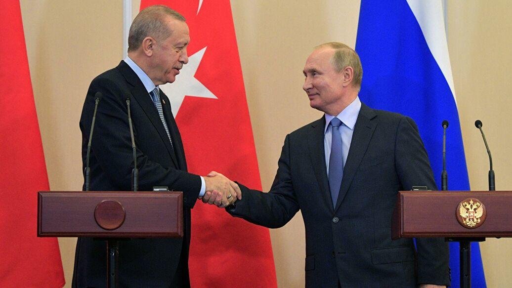 Эрдоган и Путин переговорили по телефону