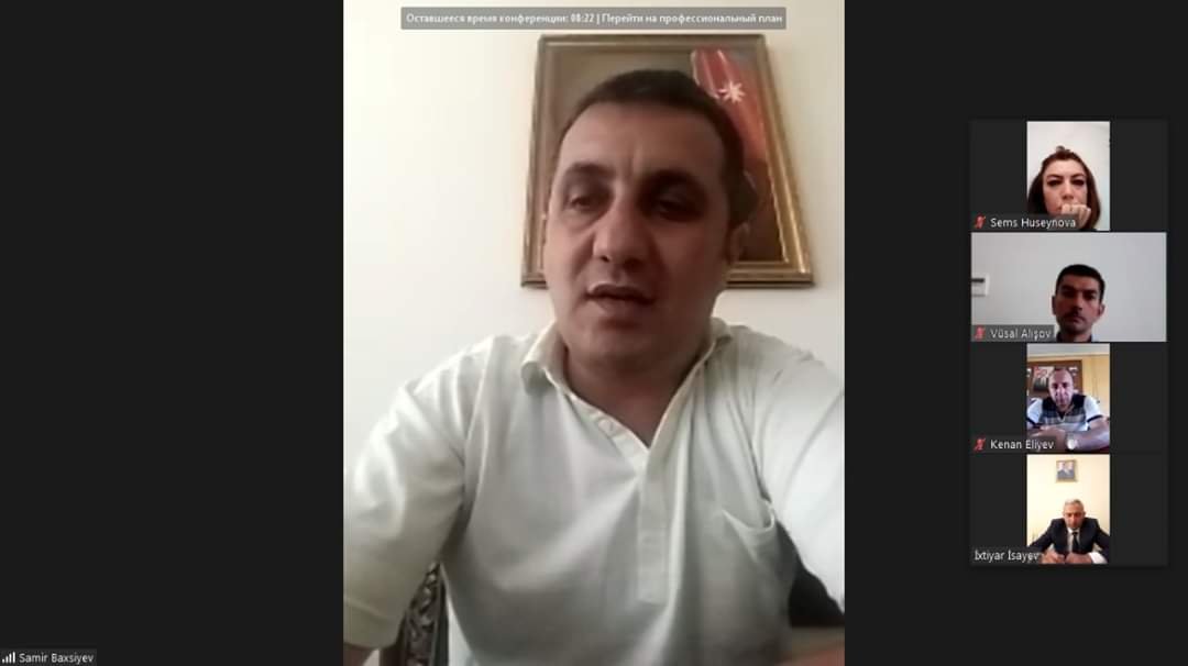 Siyəzəndə “Milli Qurtuluş günü”nə həsr olunmuş videokonfrans keçirilib
