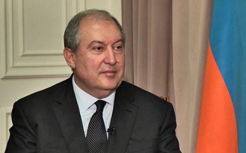 Ermənistan prezidenti koronavirusa YOLUXDU