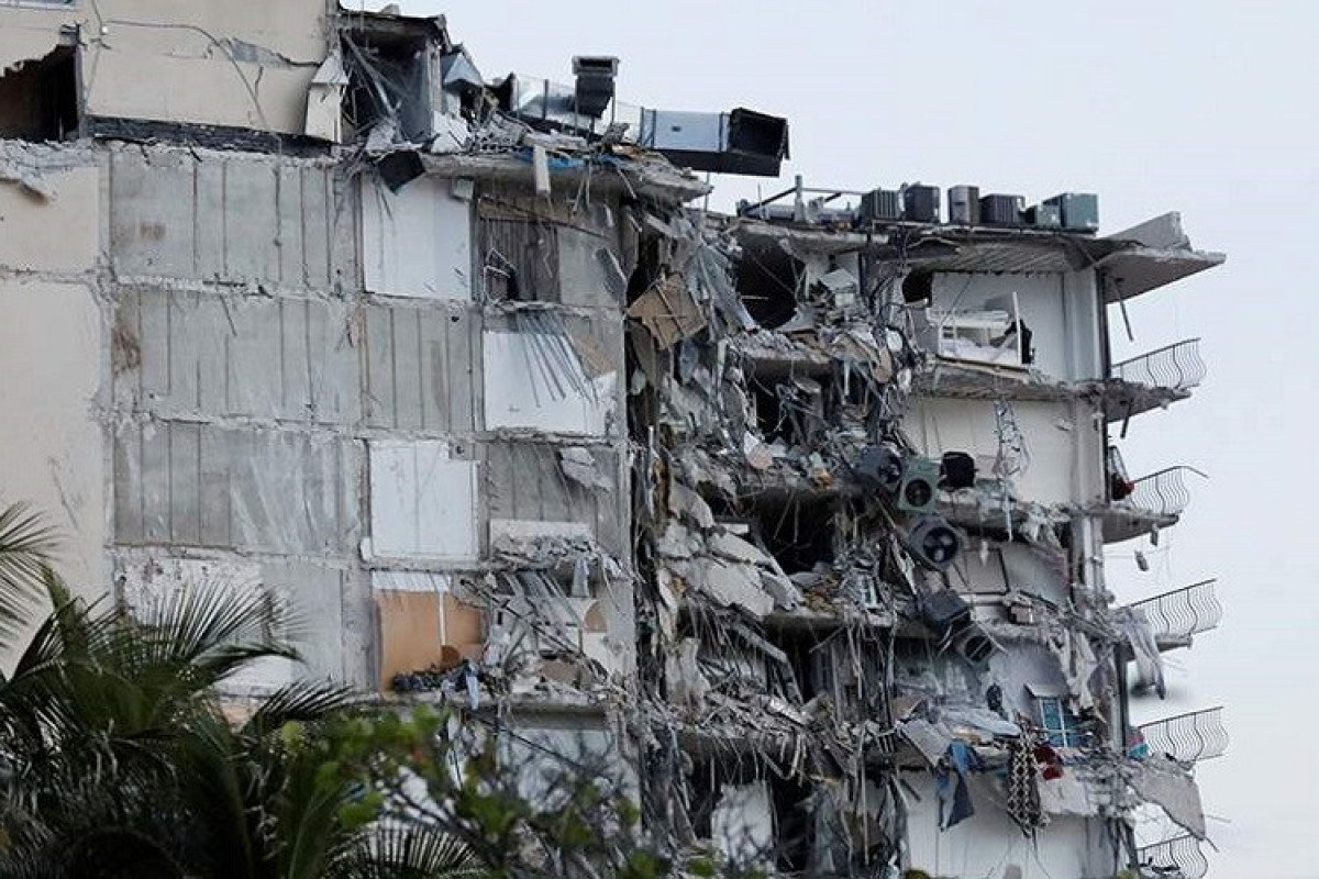 ABŞ-da binanın çökməsi nəticəsində ölənlərin sayı 60-a çatdı
