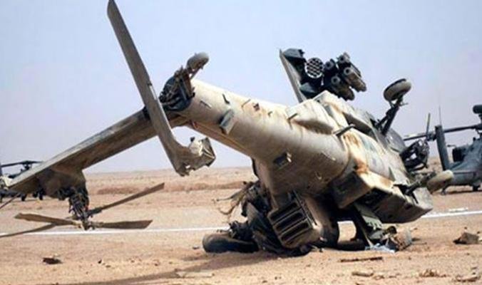 İraq helikopteri qəzaya uğradı, bütün heyət öldü