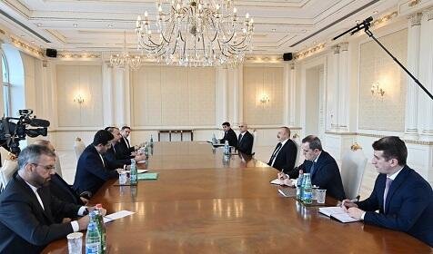 İlham Əliyev İranın xarici işlər naziri ilə görüşdü - Foto