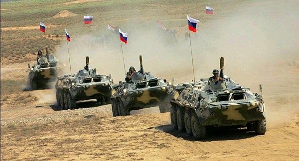 Rus tankları Kiyevə doğru irəliləyir