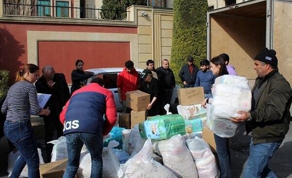 Azərbaycandan Ukraynaya humanitar yardım göndərildi