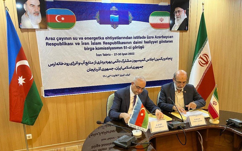 Azərbaycan və İran Araz su anbarının iş rejimini müəyyənləşdirib