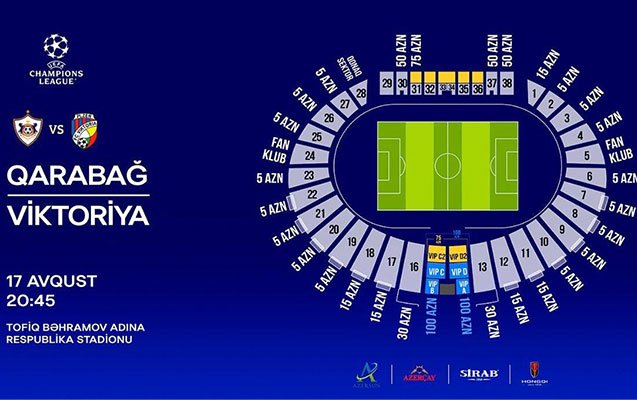 "Qarabağ" daha 2500 bileti satışa çıxardı