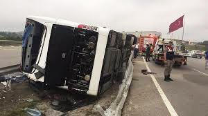 Türkiyədə tələbələri daşıyan avtobus aşdı: 6 nəfər öldü