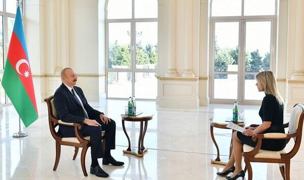 İlham Əliyev “Euronews” televiziyasına müsahibə verdi