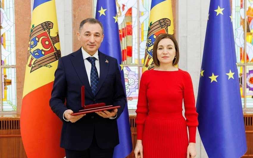 Azərbaycan səfiri Moldovanın “Şərəf” ordeni ilə təltif edilib
