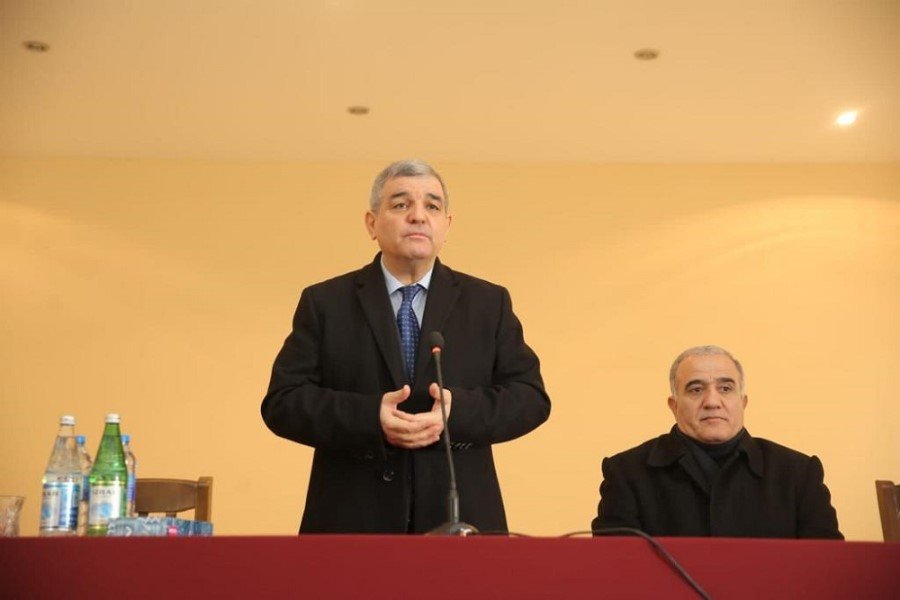 Prezidentliyə namizəd Fazil Mustafanın seçicilərlə ilk görüş - toplantısı baş tutdu - FOTOLAR
