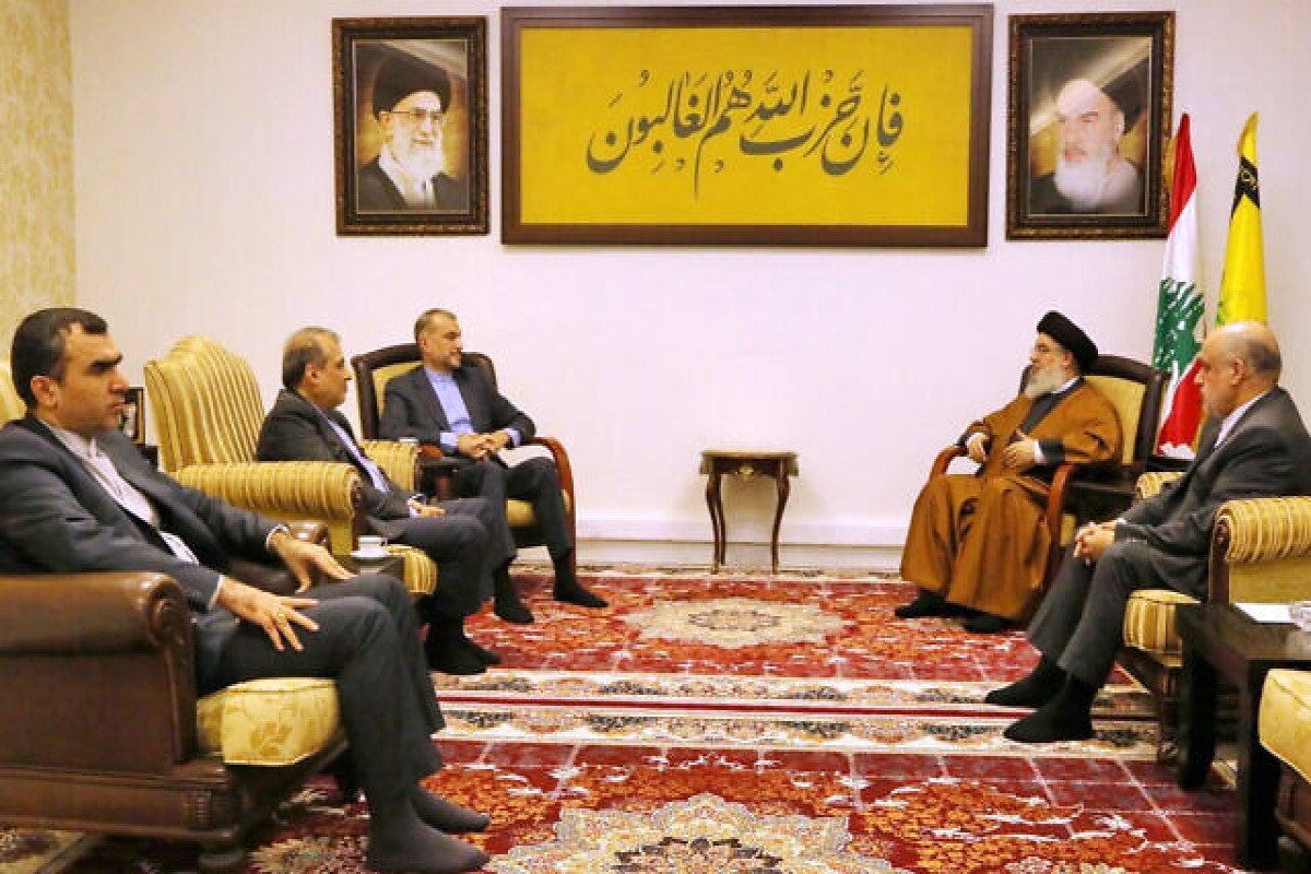Abdullahian "Hizbullah" lideri ilə görüşüb