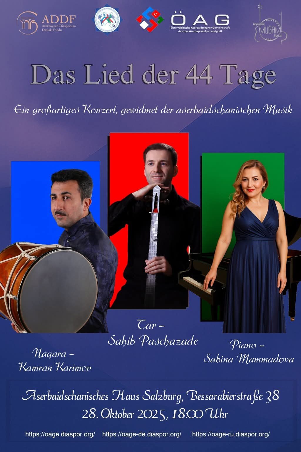 44 Günün Nəğməsi – Azərbaycan musiqisinə həsr olunmuş möhtəşəm konsert