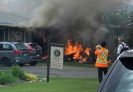 ABŞ-da hərbi təyyarə qəzaya uğradı