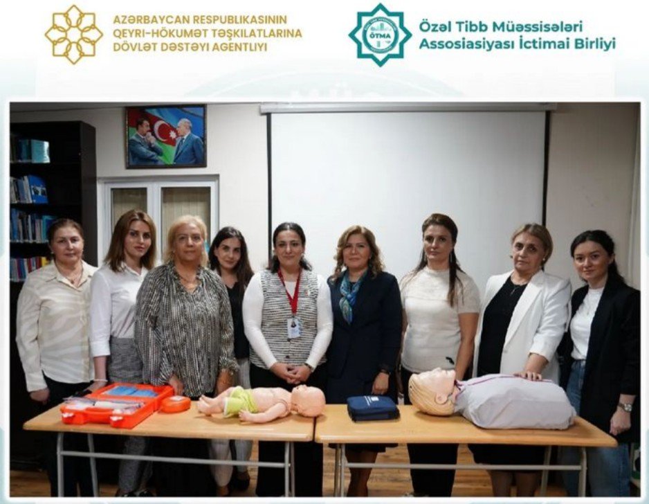 ÖTMA ali və orta təhsil müəssisələrində ilk tibbi yardım təlimləri keçirib