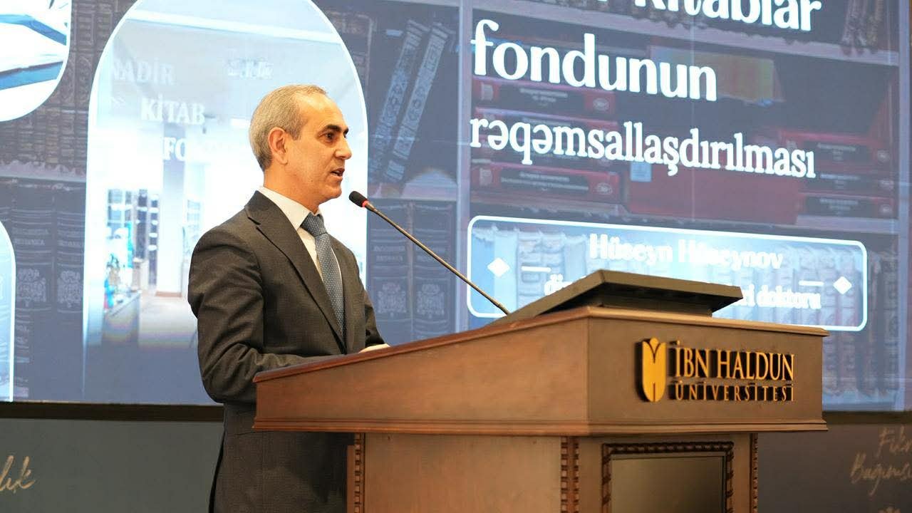 MEK direktoru İstanbulda beynəlxalq konfransda çıxış edib
